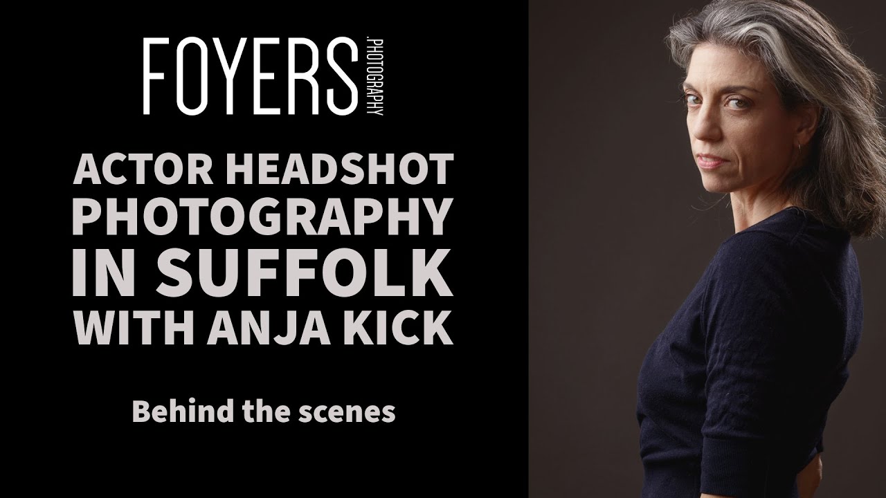 Behind the Scenes | Actor Headshot Photography in Suffolk with Anja Kick