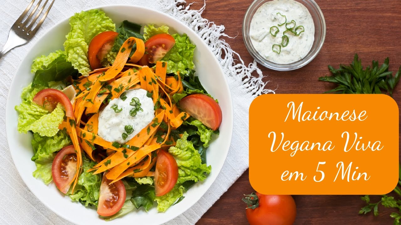 Receita - Maionese Vegana Viva em apenas 5 Minutos