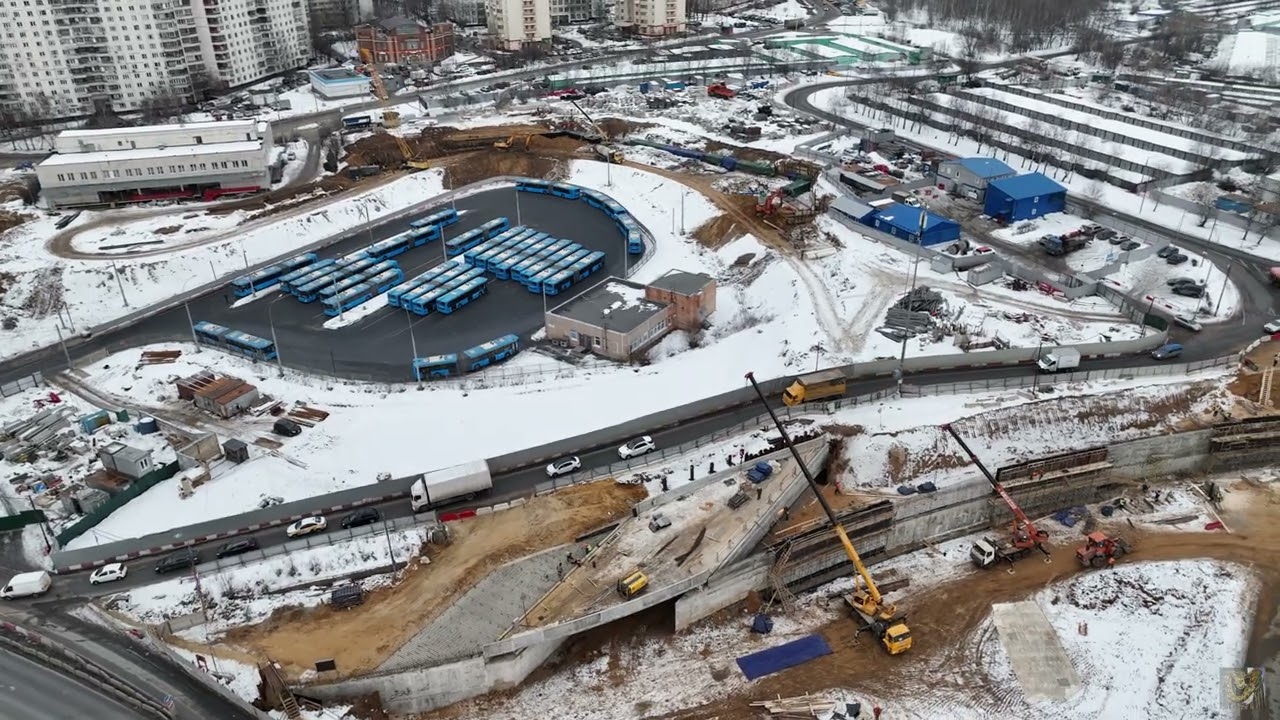 Строительство транспортной развязки на пересечении МКАД  трассы М4 