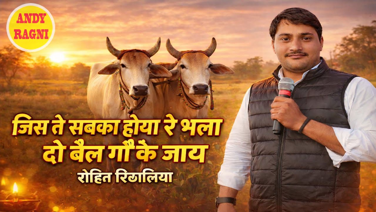 जिस तॆ सबका हो या रे भला दो बैल गौ के जाए \\ रोहित रिठालिया\\ बाली शर्मा #andyragni