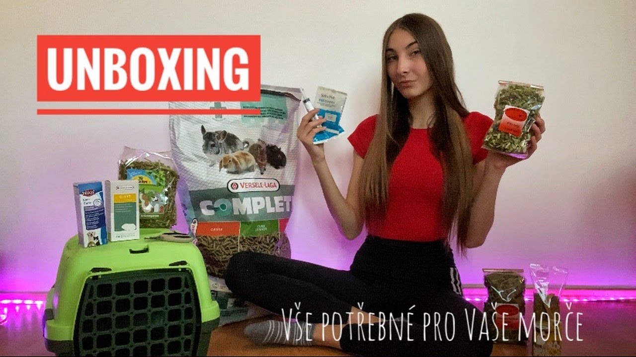 UNBOXING VELKÉHO BALÍKU PRO MORČATA!
