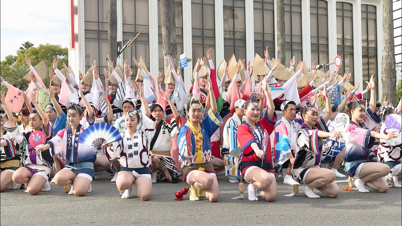 徳島県阿波踊り協会選抜連 徳島おどりフェスタ2025 阿波踊り 阿波おどり 阿波舞 まつり 아와 오도리