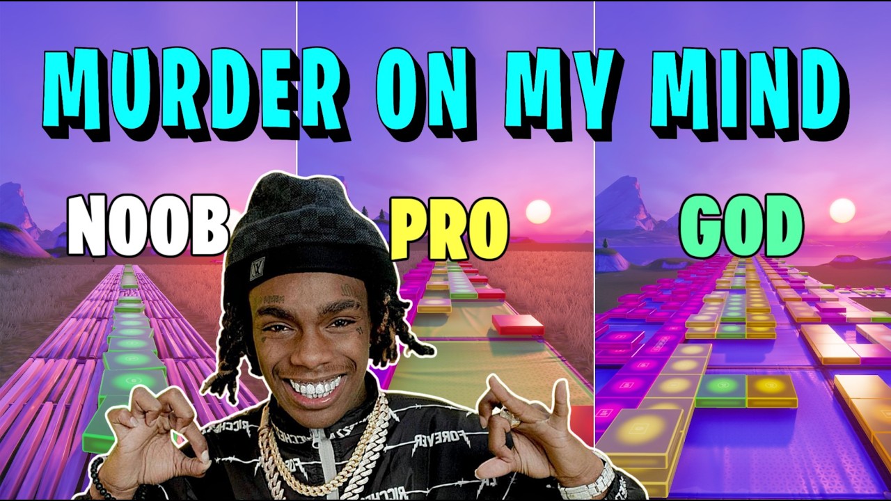 YNW Melly - Murder On My Mind - Noob vs Pro vs God (Fortnite Music Blocks)