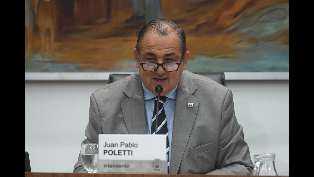 Los cinco anuncios más importantes del intendente Poletti en la apertura de sesiones del Concejo