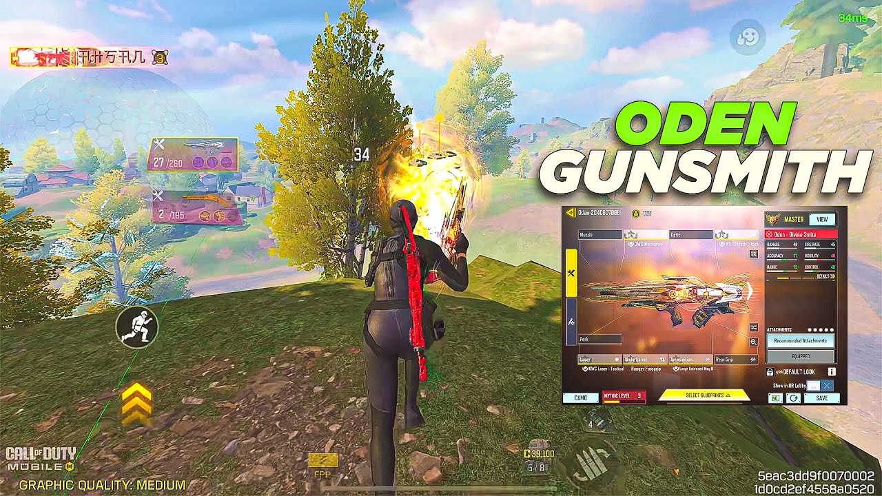 Oden Destroys Everyone | Best Oden Loadout in Call of Duty Mobile 