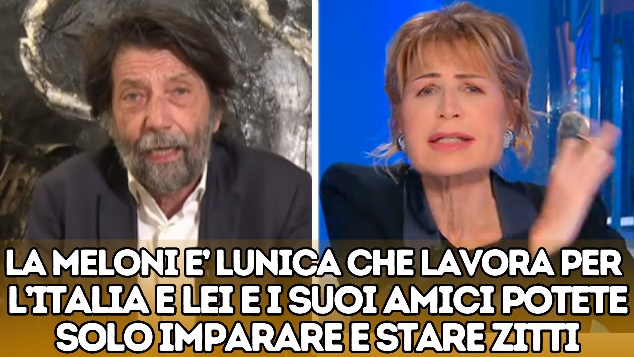 CACCIARI ESPLODE IN DIRETTA CON LA GRUBER LA UMILIA E LA COSTRINGE ALLA FIGURACCIA