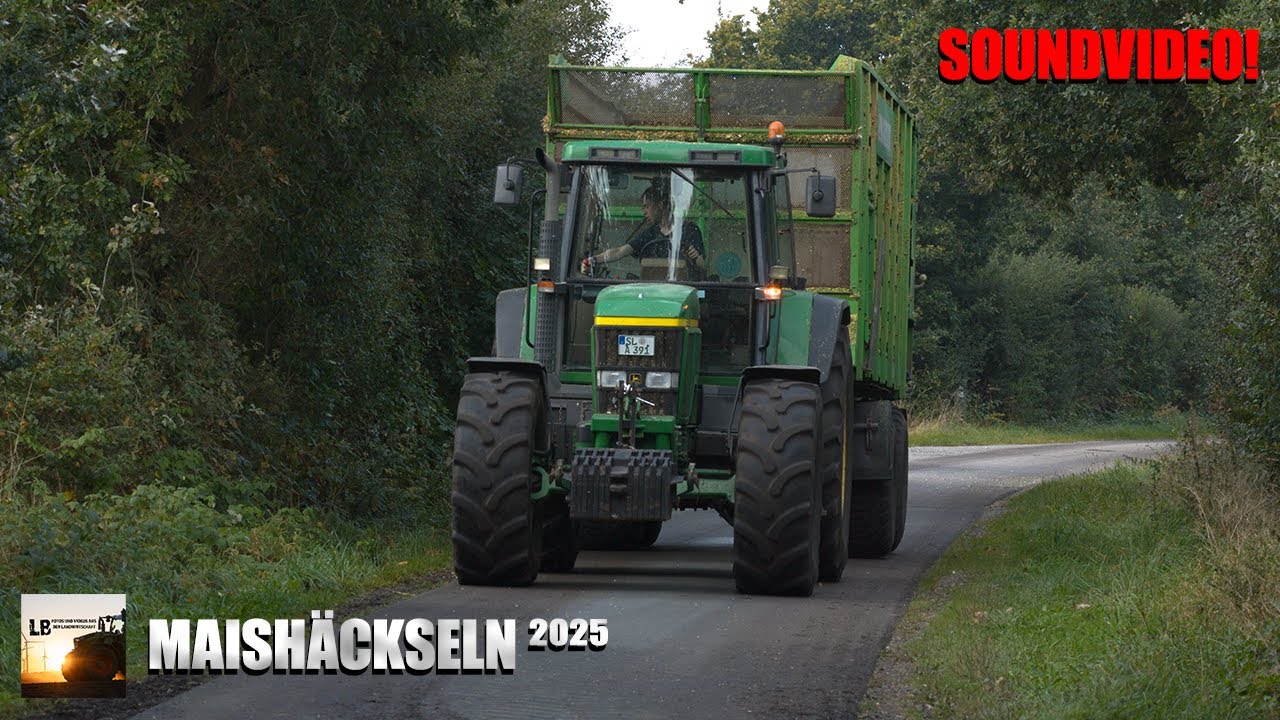 Maisernte🌽 - Soundvideo! | John Deere 7810 - IHC1455 - Claas - Fendt - New Holland | 4K