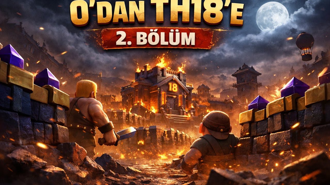 Clash Of Clans - 700 DUVAR BASTIM! 