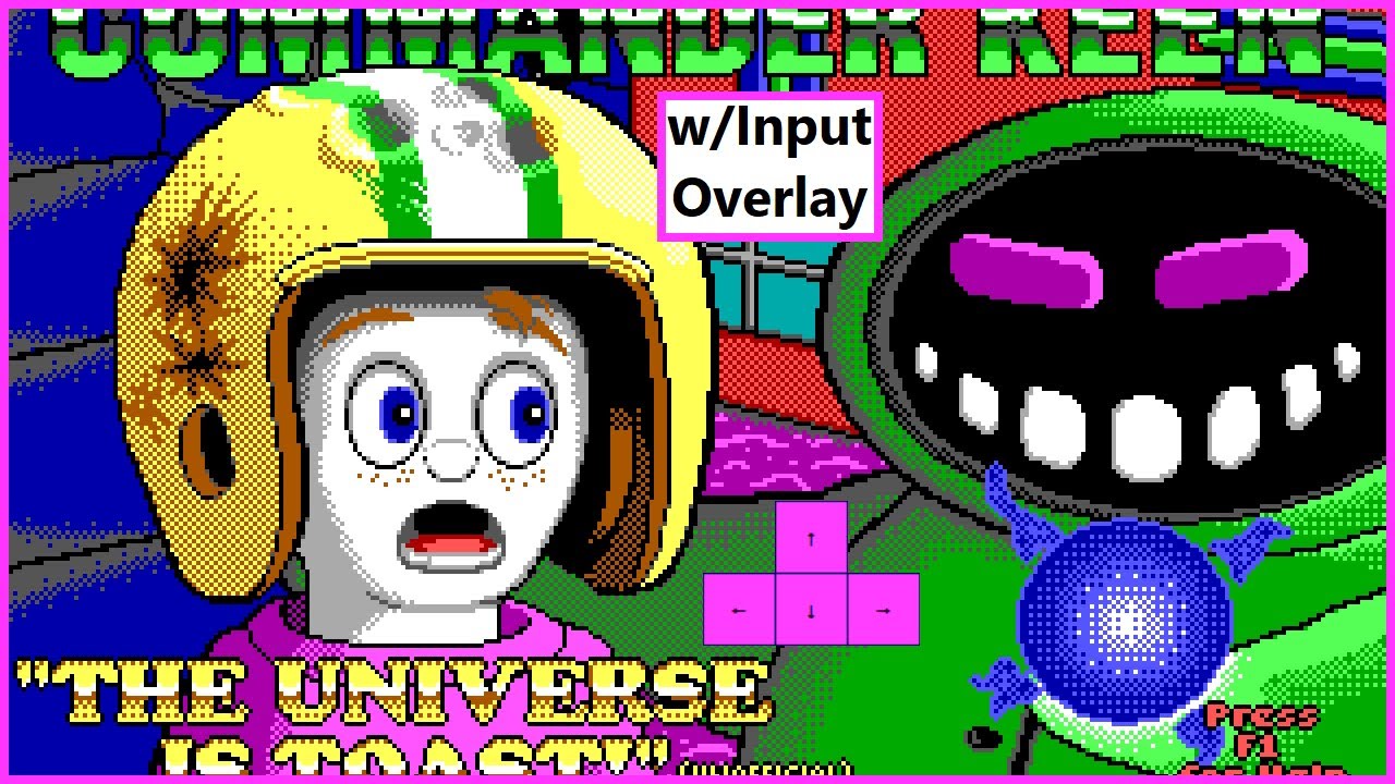 [Input Overlay] Commander Keen 7: The Keys of Krodacia {Unofficial} (2006) | Full Gameplay [MS-DOS]