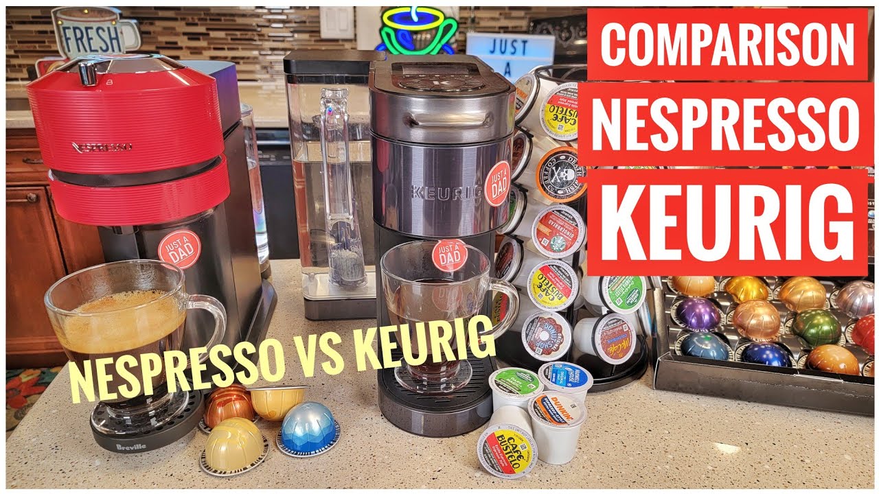 Nespresso VS Keurig Coffee Maker Which One Is Better? K-Cup VS Vertuoline Pods