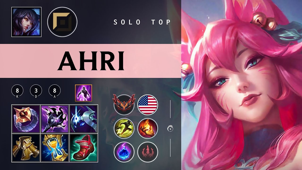 Ahri Top vs Aatrox - NA Grandmaster Patch 26.01