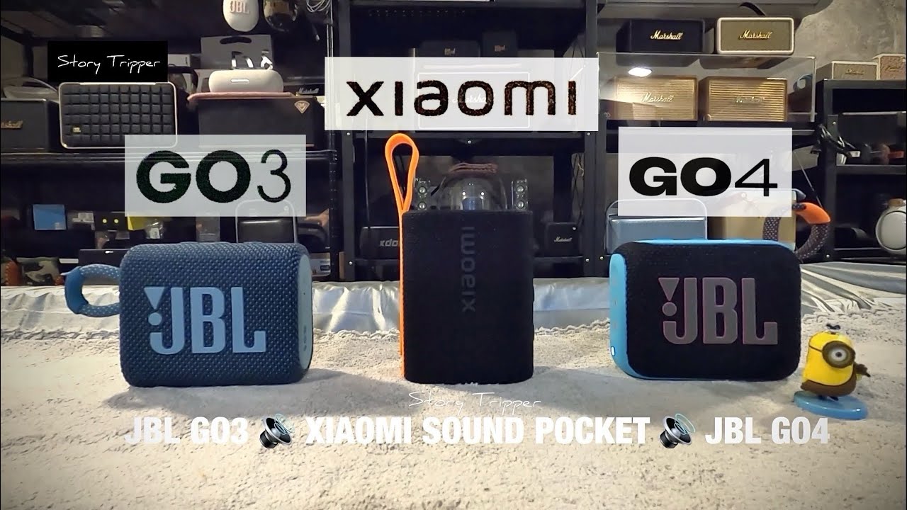 JBL GO3 против XIAOMI SOUND POCKET против JBL GO4