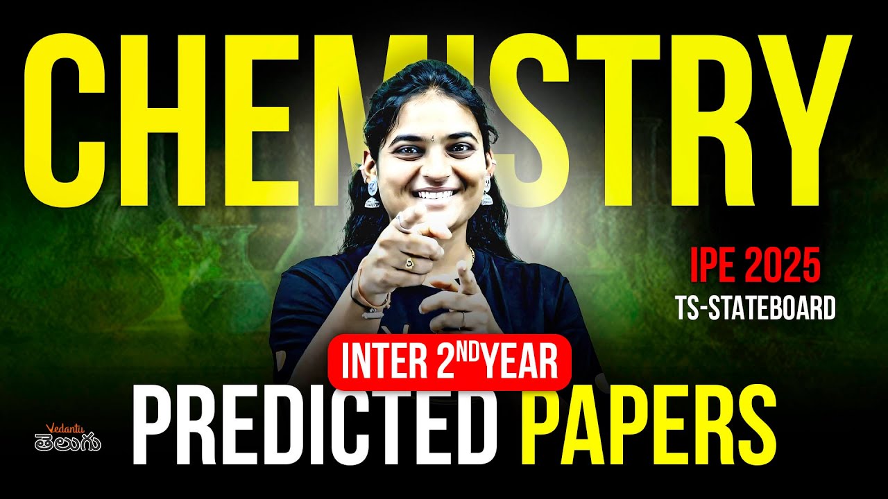 IPE 2025 Chemistry Guess Paper [ Inter 2nd Year TS State Board ] 🔥 Score 60/60