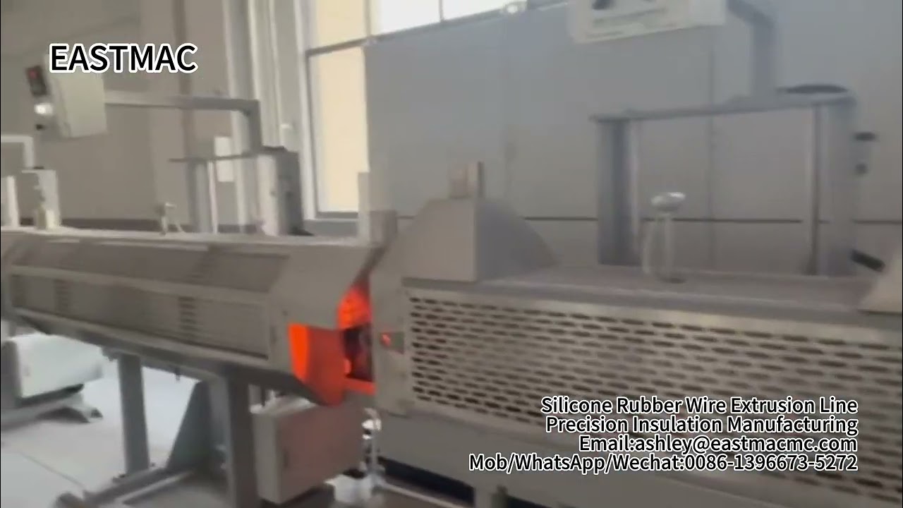 Silicone Rubber Wire Extrusion Line Precision Insulation Manufacturing
