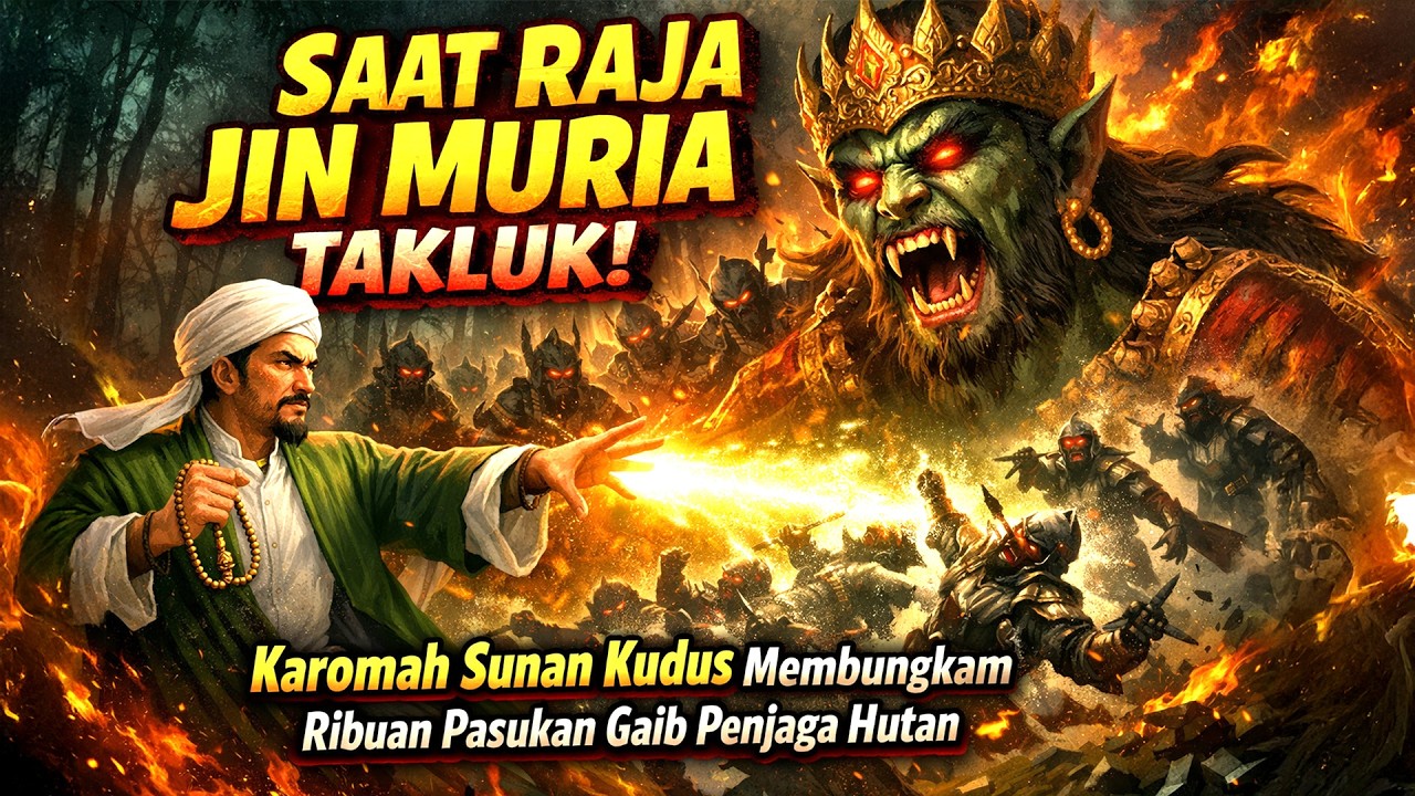 SAAT RAJA JIN MURIA TAKLUK! Karomah Sunan Kudus Membungkam Ribuan Pasukan Gaib Penjaga Hutan