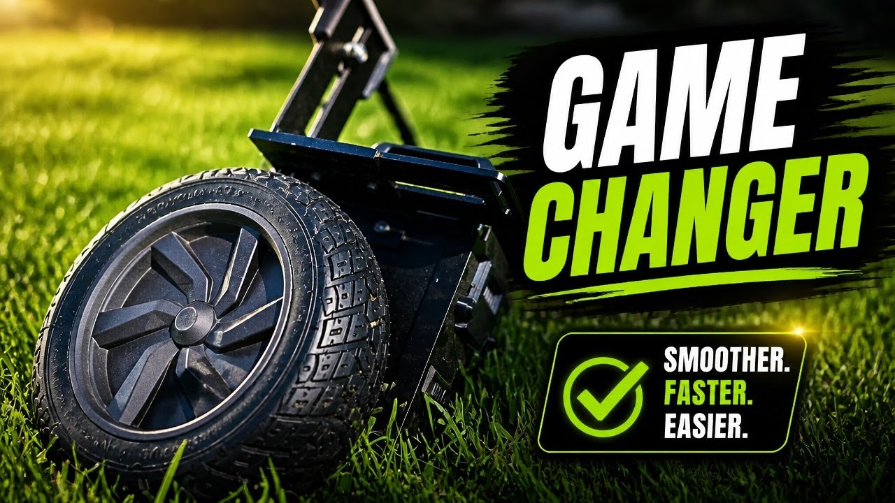 The BEST Golf Electric Pushcart - Caddie Wheel Review
