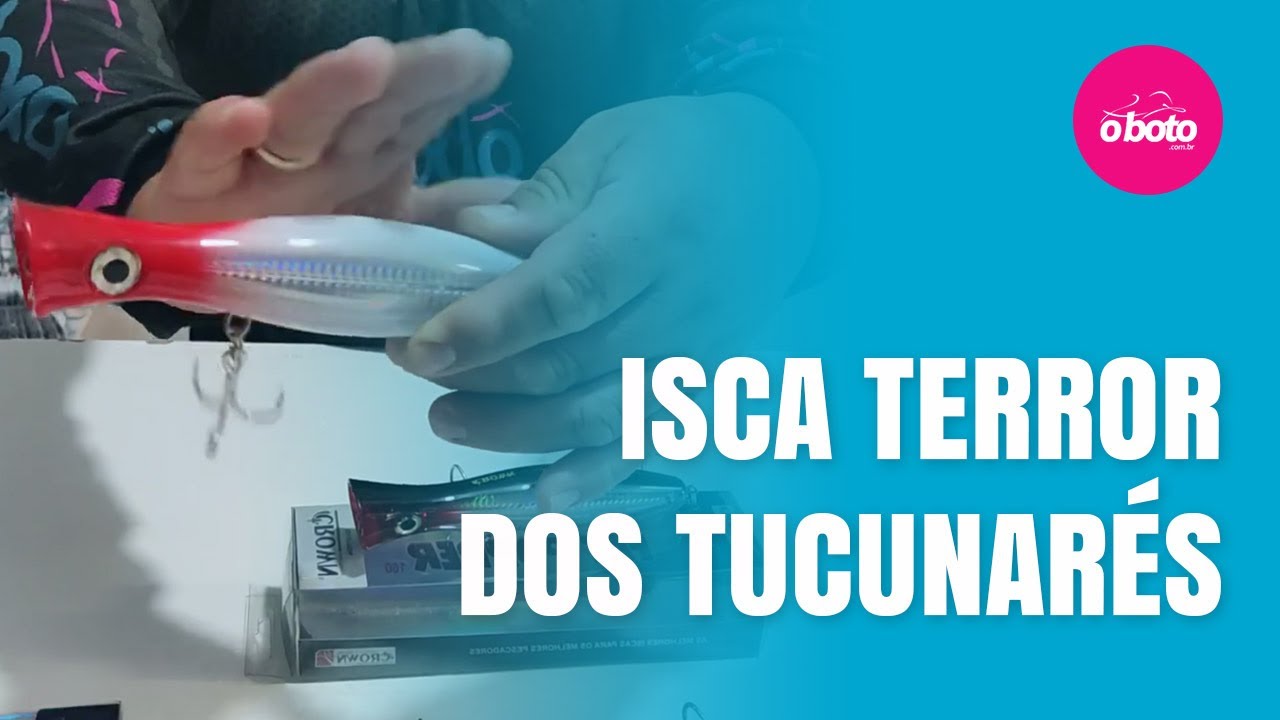 Isca Artificial Superfície Crown Fat Popper