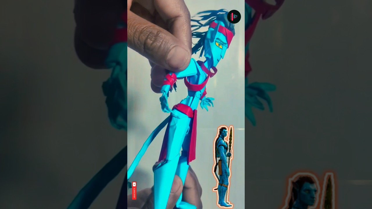 origami avatar action figure