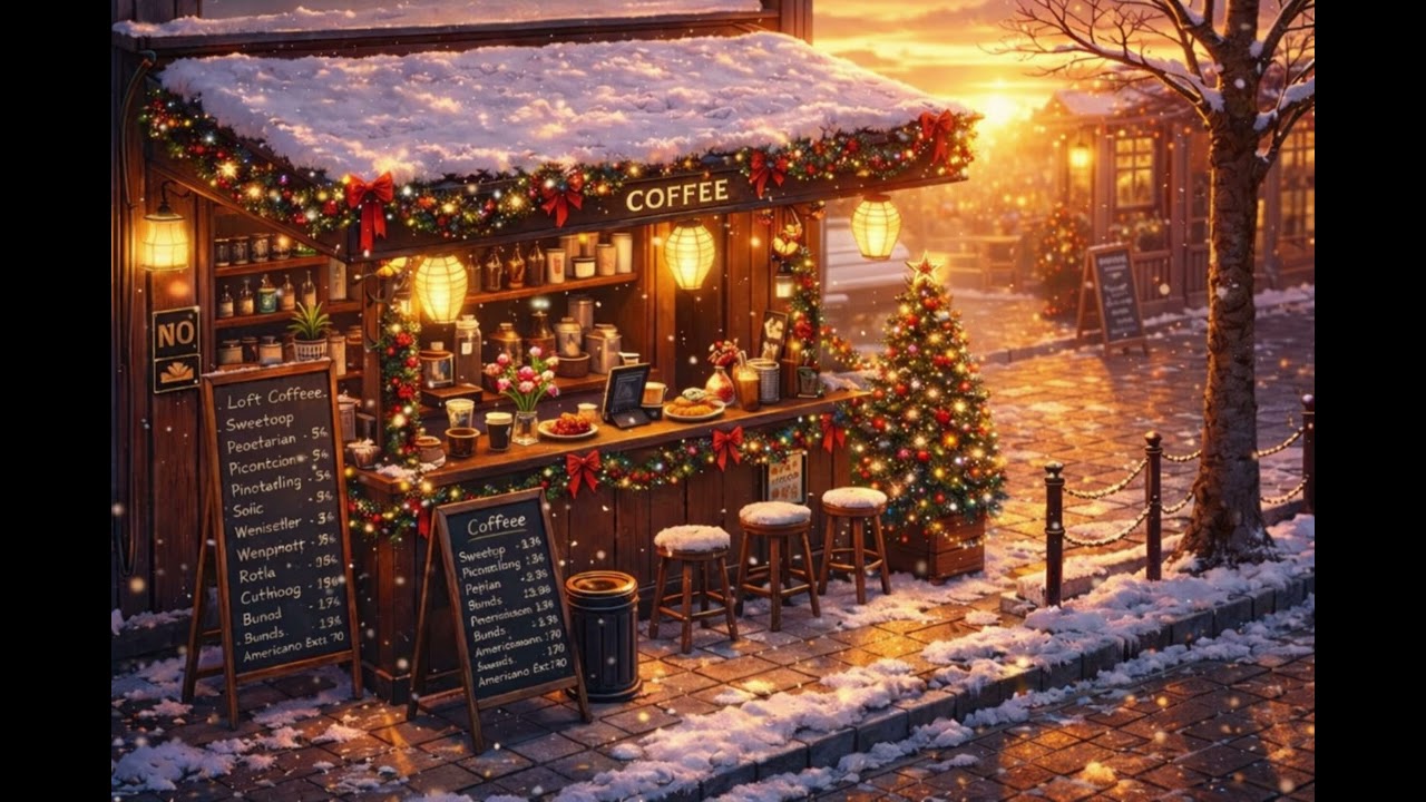 Lofi coffee music evening