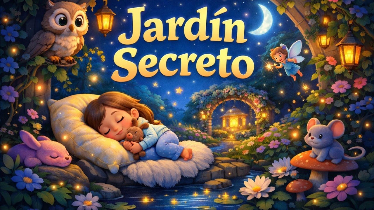 🌙✨🌸 **Jardín Secreto | Canción de Cuna en Español para Dormir** 💛🎶