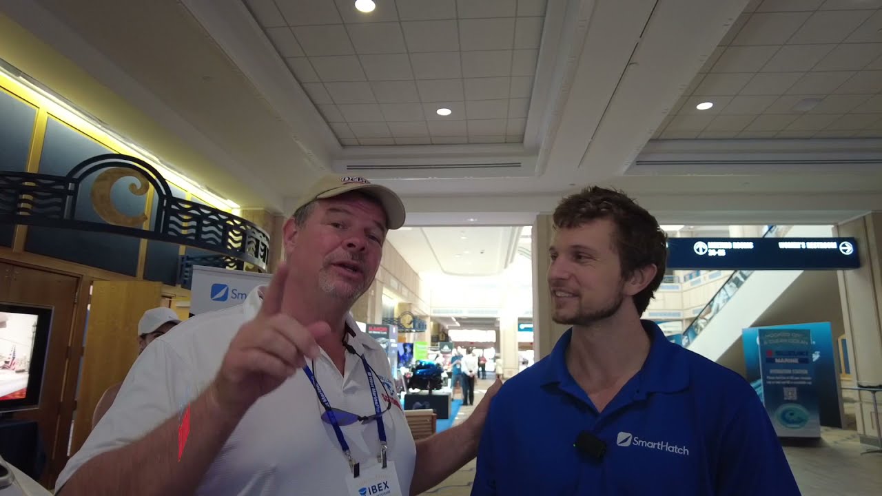 NEW Smart Hatch Bluetooth Hatch Hinges! @The 2021 IBEX Boat Show!