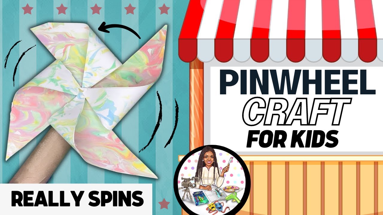 Paper Pinwheel Craft | Household Items| Activity Author