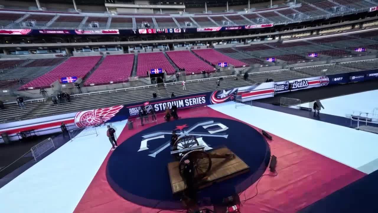 Ohio Stadium Drone Tour @jaybyrdfilms | 2025 NHL Stadium Series
