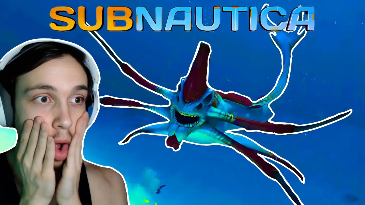 Seeing a LEVIATHAN for the FIRST TIME in SUBNAUTICA...