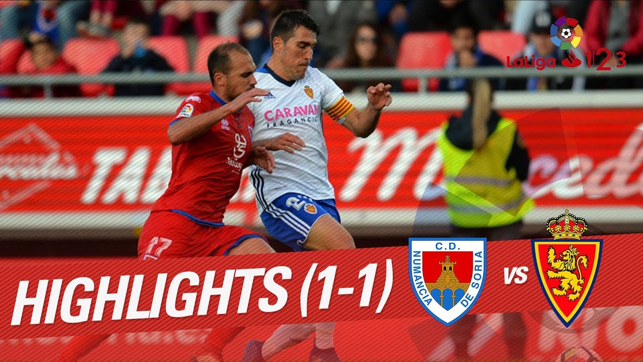 Resumen de CD Numancia vs Real Zaragoza (1-1)