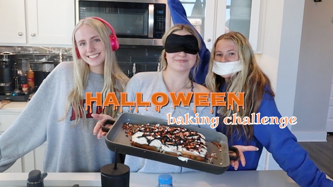 CAN’T HEAR, CAN’T TALK, CAN’T SEE BAKING CHALLENGE w/ my besties!!