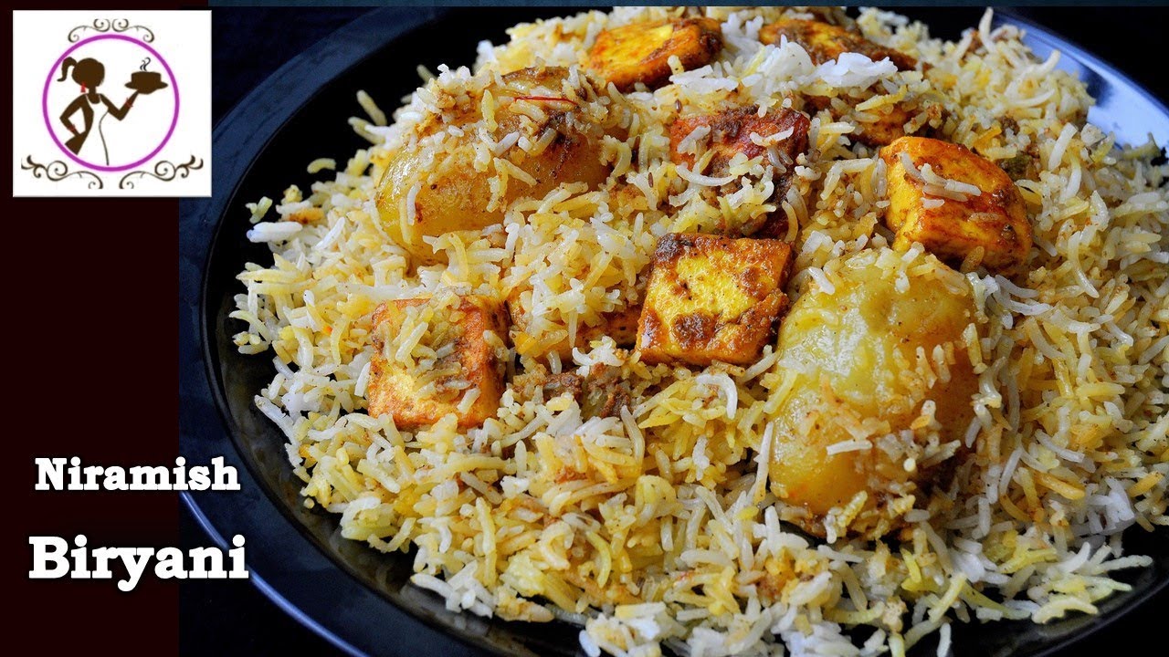 পেঁয়াজ রসুন ছাড়া বিরিয়ানি | Bengali Veg Biryani | Niramish Biryani | Aloo Paneer Biryani Recipe