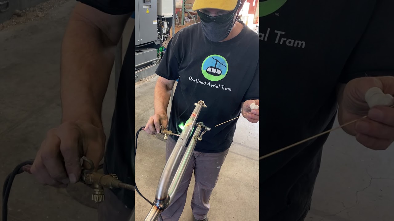 Brazing a Steel 29er Bicycle Fork