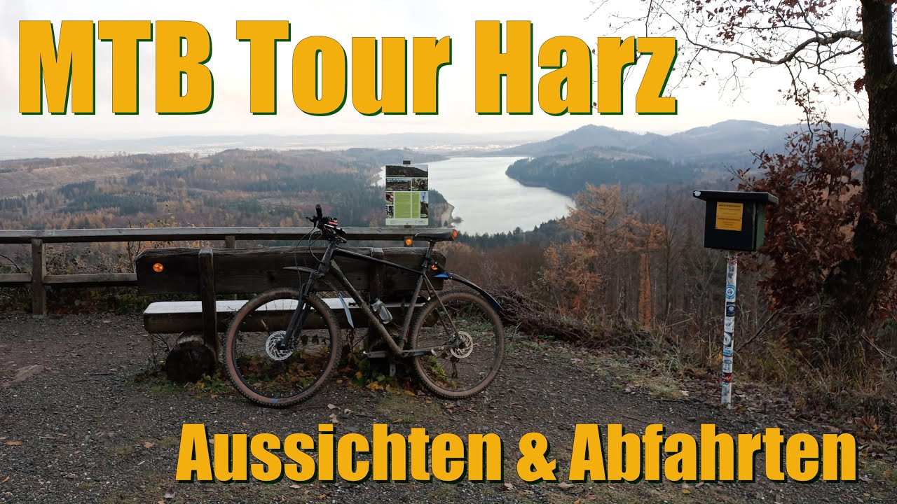 Fahrradtour Mountainbike zum Bocksberg, Schalker Turm, Rammelsberg, Goslar im Harz
