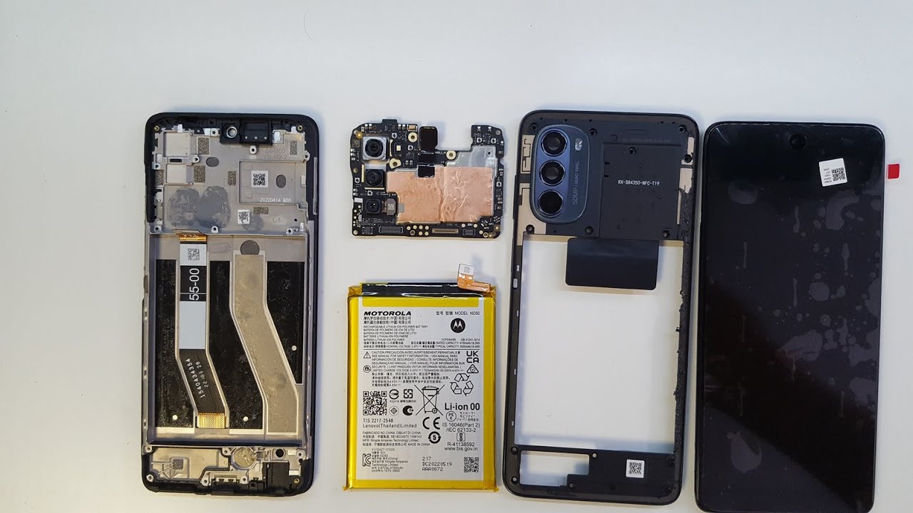 Motorola G62 5G disassembly LCD replacement