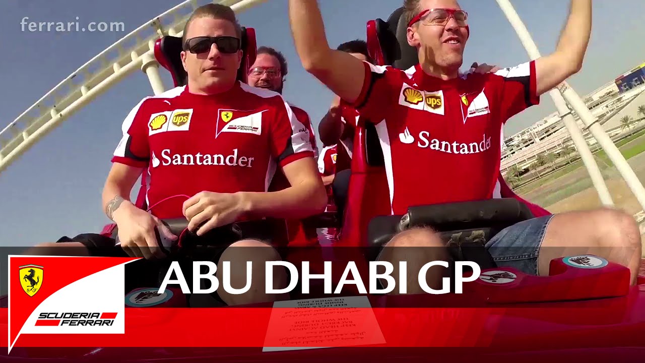 Desert lions at the Ferrari World Abu Dhabi