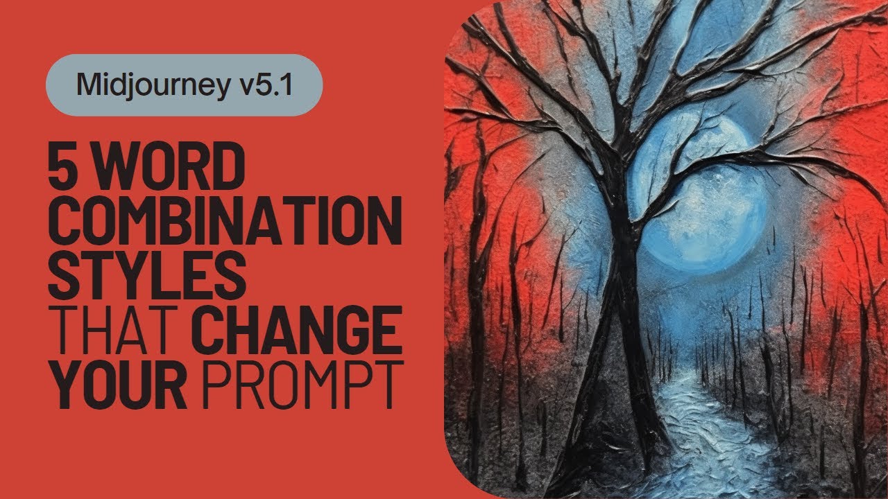 Midjourney 5.1 | 5 styles that make your prompts look different