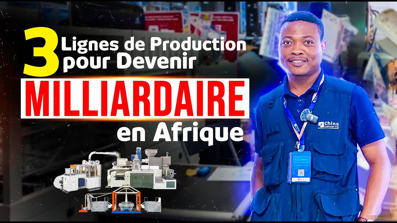Trois lignes de production en Or