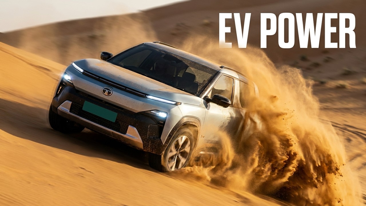 Tata Sierra EV &ndash; Conquering the Sand Dunes - Motormatic