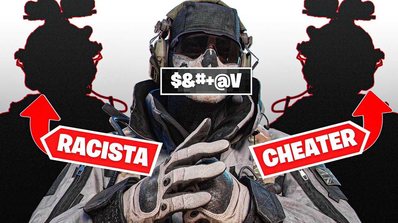 Tretei com Cheater e Racista no Warzone