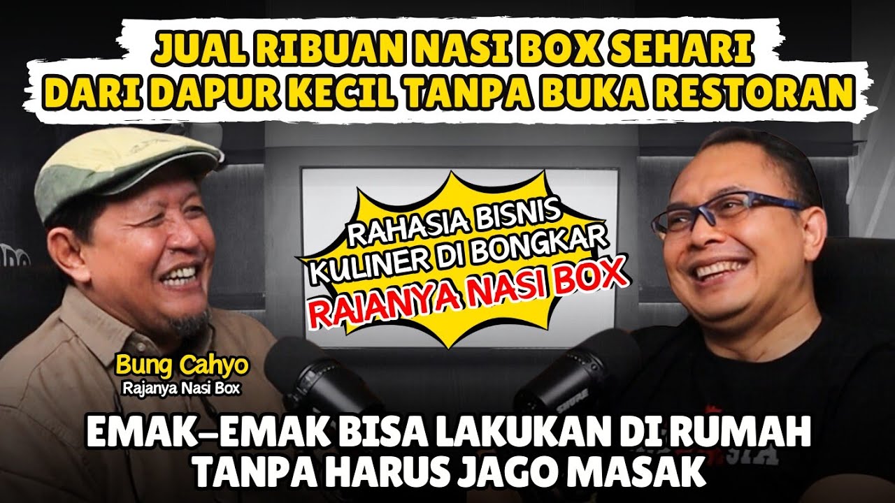 MAU RASAKAN GURIHNYA BISNIS KULINER⁉️GAK PERLU SKILL GAK BUKA RESTORAN JUAL RIBUAN NASI BOX SEHARI‼️