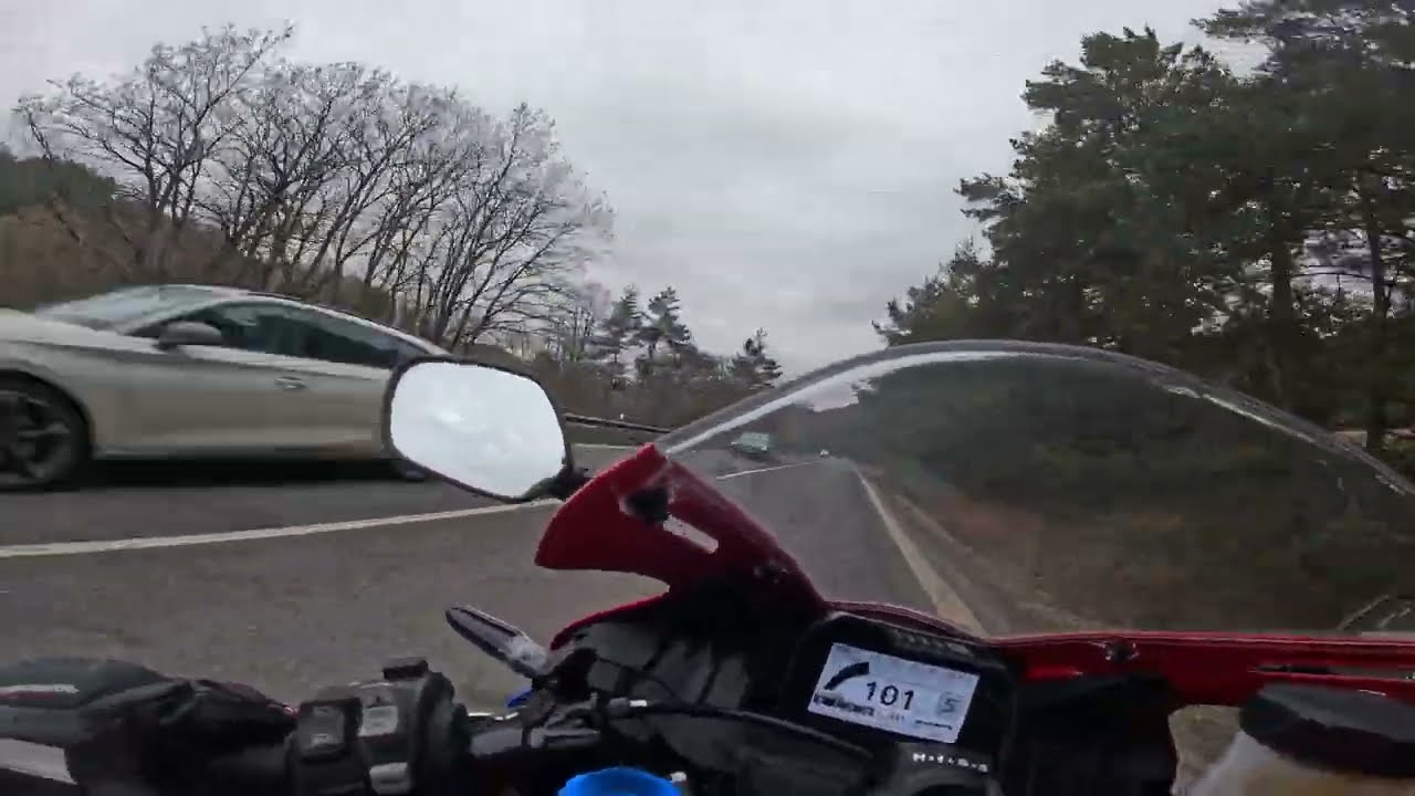 How to ride in winter 🥶 February -1°C  honda cbr 600rr  2025
