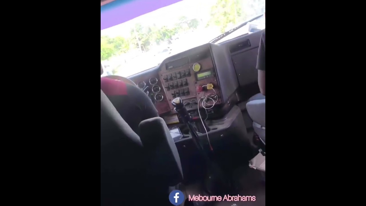 Slippaz In Action | Shifting 18 Speed | International Truck | Test Drive | Jamaican Trucker