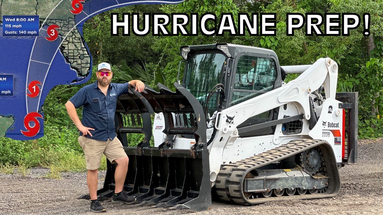 Hurricane IDALIA is Headed for us, So I bought this Giant SKIDSTEER!