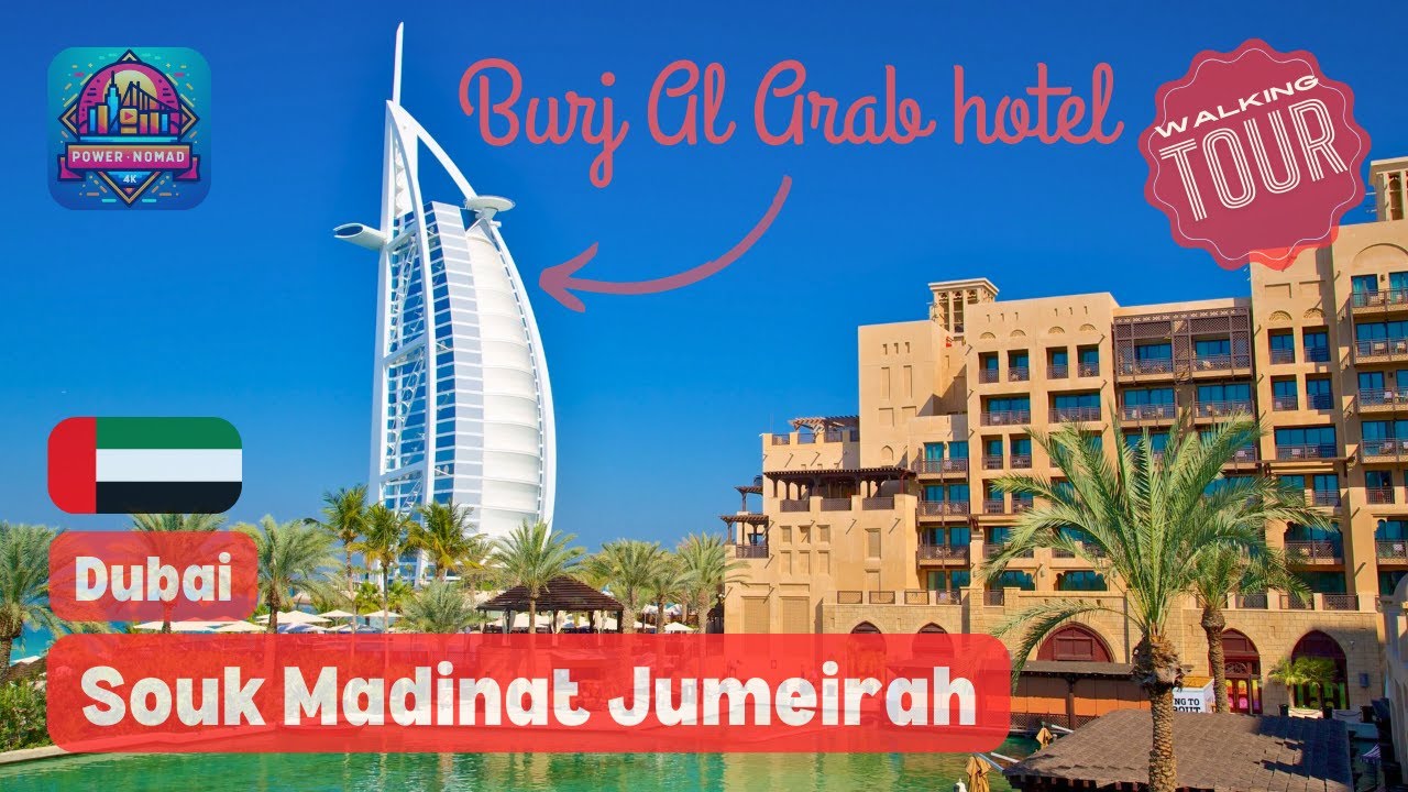 ДУБАЙ 🇦🇪 | Эпичные виды отеля BURJ AL ARAB 🌟 | Прогулка по Souk Madinat Jumeirah 🕌 | Январь 26 | 4K