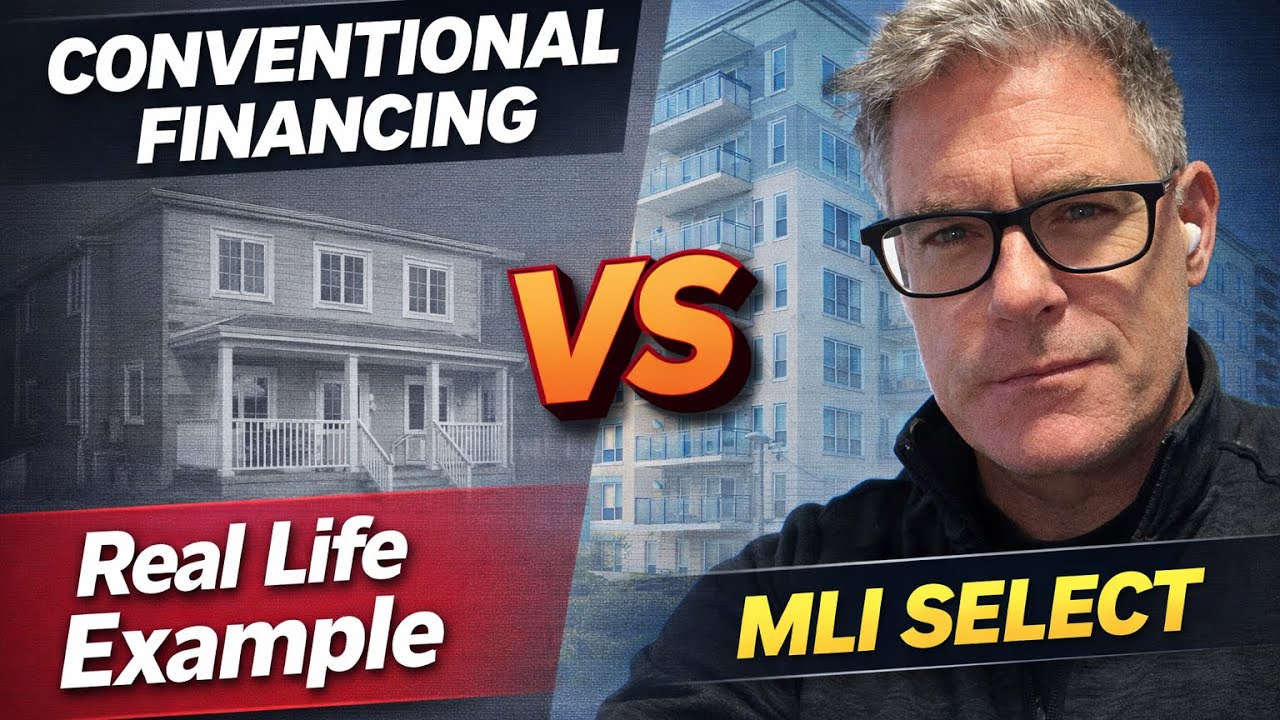 MLI Select vs Conventional mortgage - actual example 