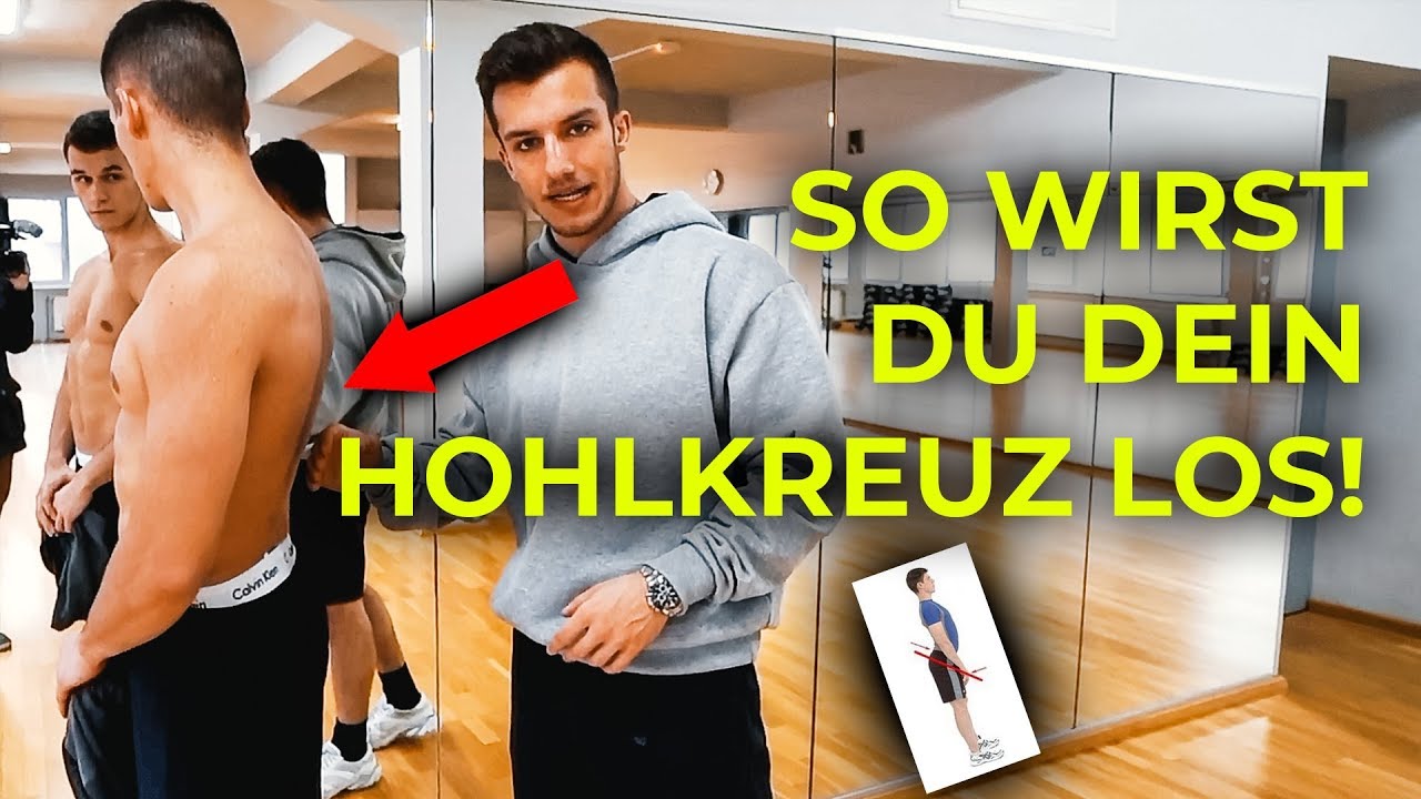 So wirst du ein Hohlkreuz los! | Schritt für Schritt Anleitung | Tim Gabel