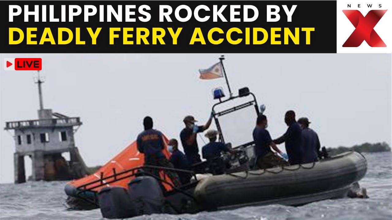 Ferry capsize LIVE | Dozens Missing After Overcrowded Ferry Capsizes in Philippine Waters