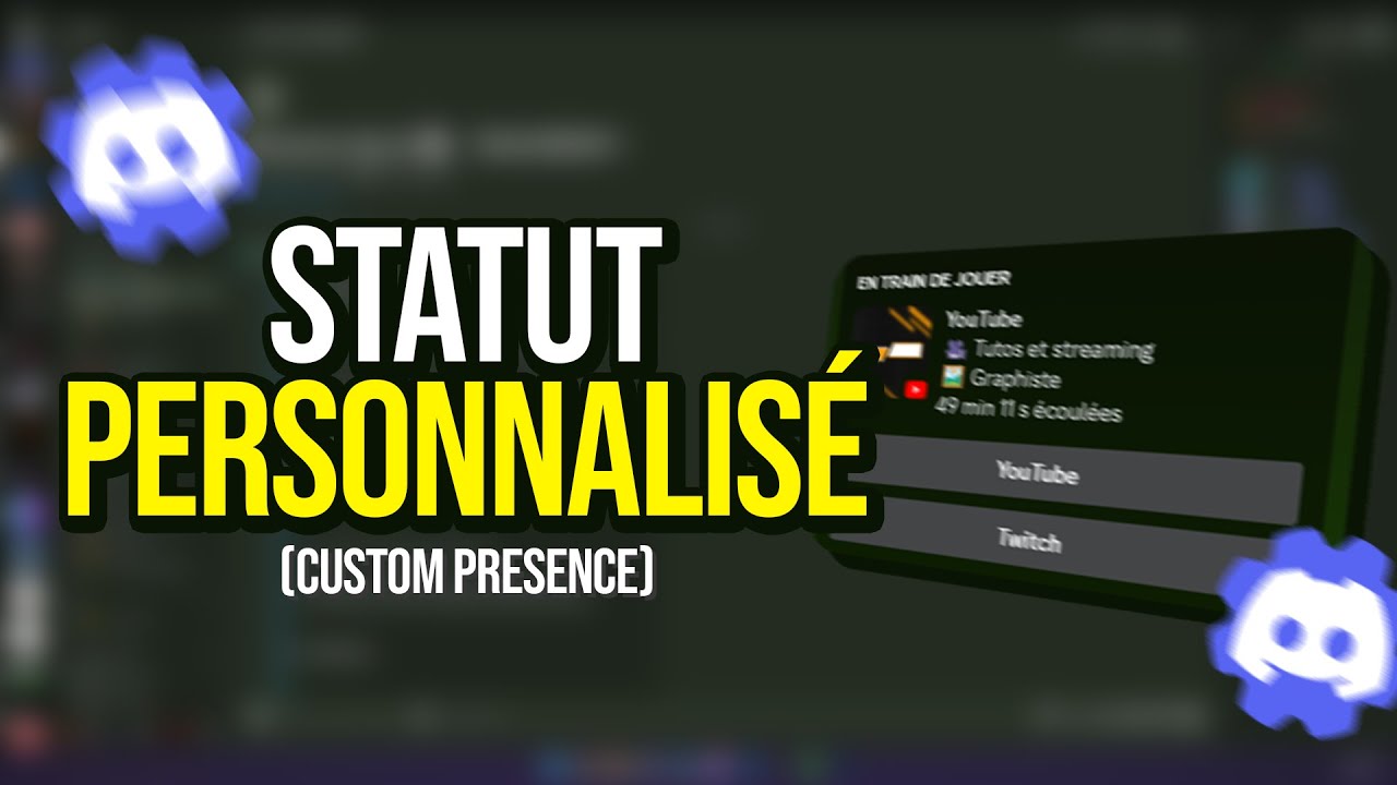 Comment avoir un STATUT PERSONNALIS&Eacute; sur DISCORD ( Discord Rich Presence )