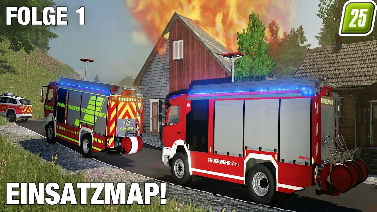 BERGSCHOF 112: Wohnhaus Brennt! Grosseinsatz f&uuml;r Feuerwehr | Folge 1