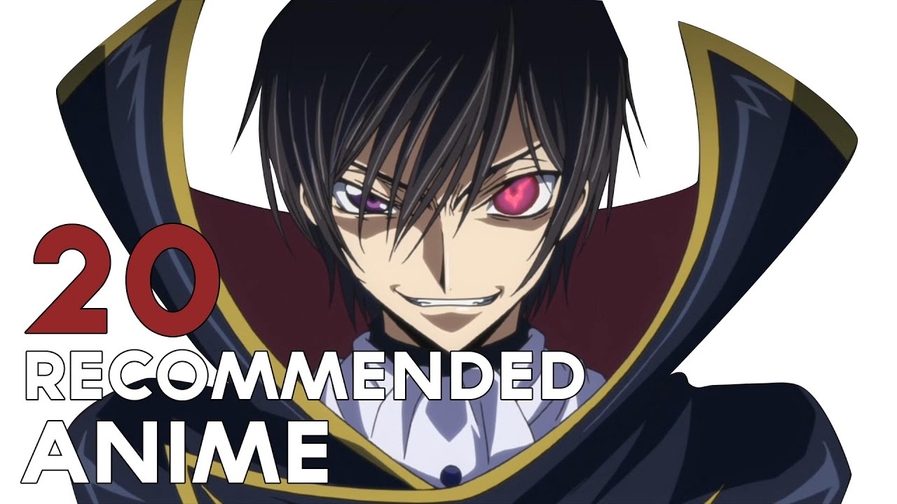 Top 20 Recommended Anime Series - KohzzyJo
